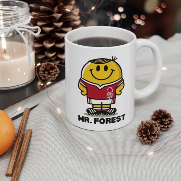 Mr. Forest Mug Mr. Men Style Gift Mug For Nottingham Forest Fans - Image 4