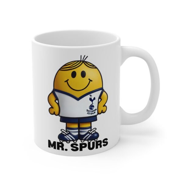 Mr. Spurs Mug Mr. Men Style Mug Gift For Tottenham Hotspur Fans - Image 2