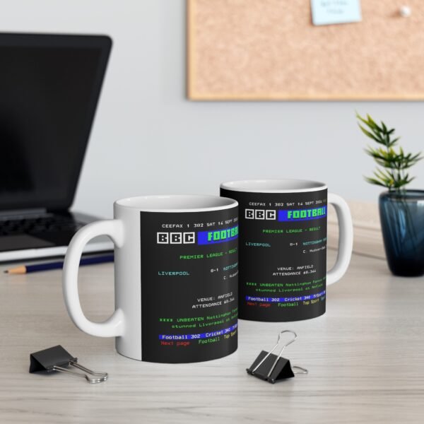 Liverpool 0-1 Nottingham Forest Result Anfield Ceefax Teletext Mug - Image 5