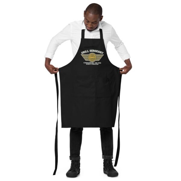 Grill Sergeant BBQ Apron Funny BBQ Gift Aprons For Him - Image 3