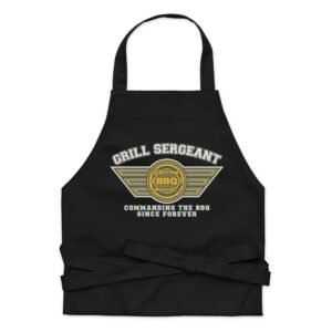 Grill Sergeant BBQ Apron Funny BBQ Gift Aprons For Him
