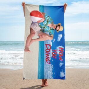 How You Doing? Funny Beach Towels