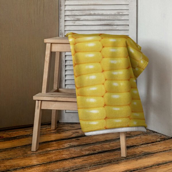 Sweetcorn Beach Towel – Corn On The Cob Towel - Image 4