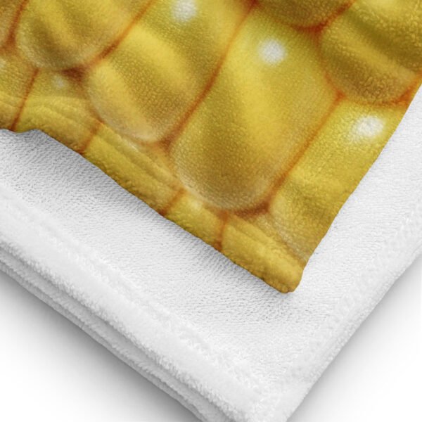 Sweetcorn Beach Towel – Corn On The Cob Towel - Image 5