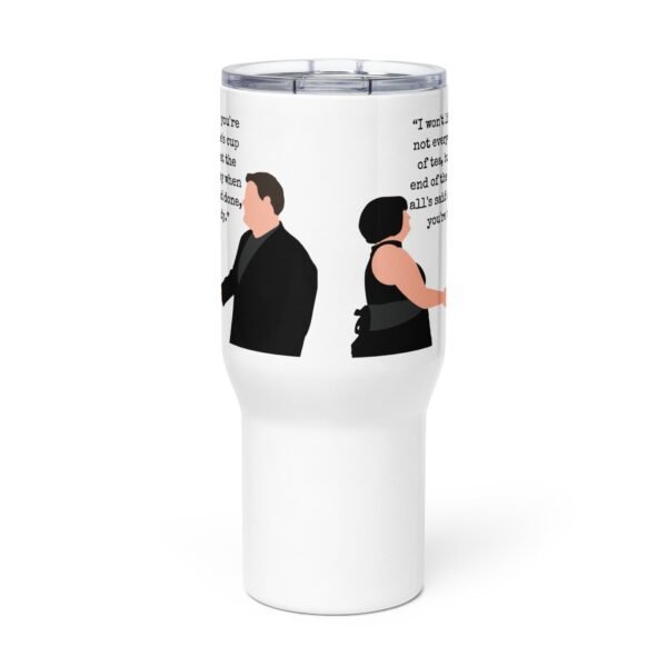 Smithy & Nessa Valentine’s Travel mug with a handle - Image 3