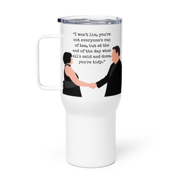Smithy & Nessa Valentine’s Travel mug with a handle - Image 2