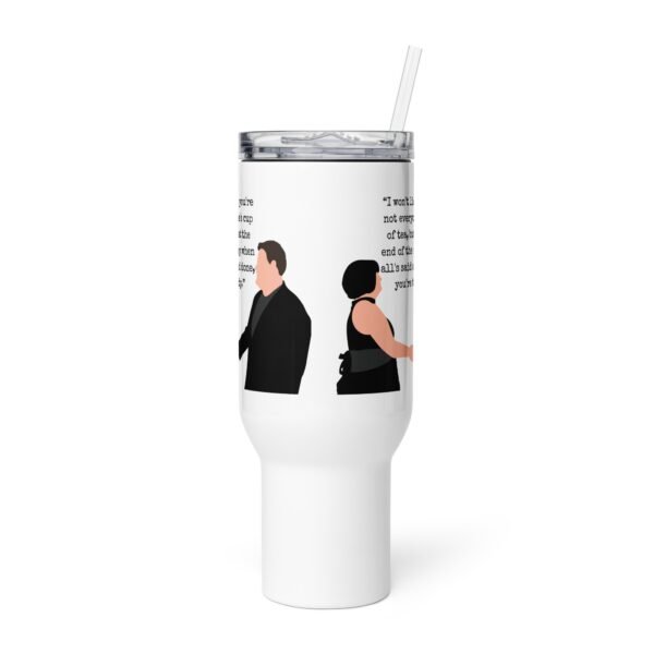 Smithy & Nessa Valentine’s Travel mug with a handle - Image 4