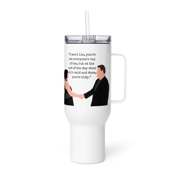 Smithy & Nessa Valentine’s Travel mug with a handle - Image 5