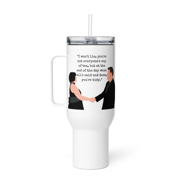 Smithy & Nessa Valentine’s Travel mug with a handle - Image 6