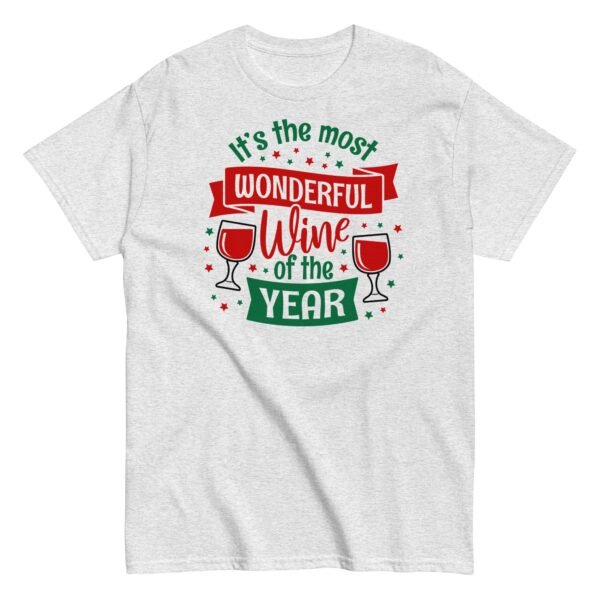 Wine Christmas T-shirt It’s The Most Wonderful Wine Of The Year - Image 10