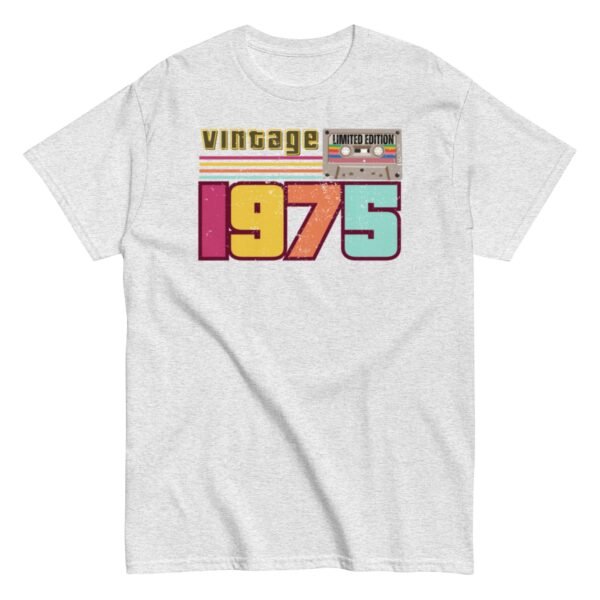 Vintage 1975 Cassette Tape Limited Edition 1975 Birthday T-shirt - Image 15