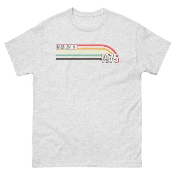 Established 1975 50th Birthday Gift T-shirt - Image 16