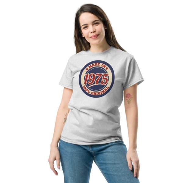 Made in 1975 Birthday T-shirt 50th Birthday Gift Tshirt - Image 3
