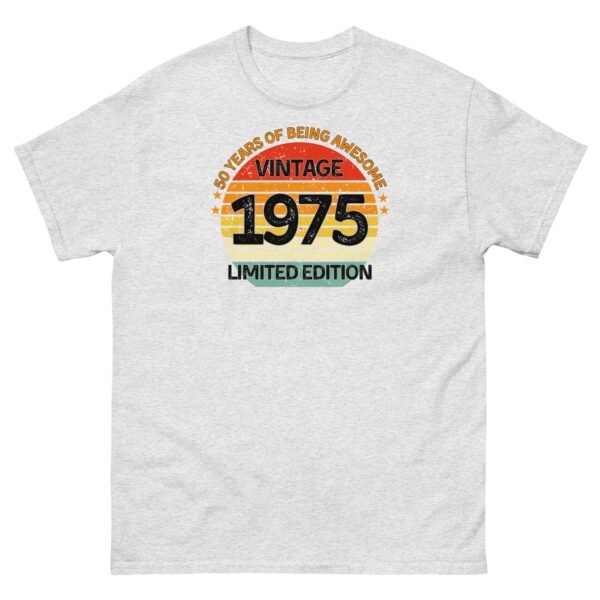 Vintage 1975 Limited Edition T-shirt 50th Birthday Gift - Image 16
