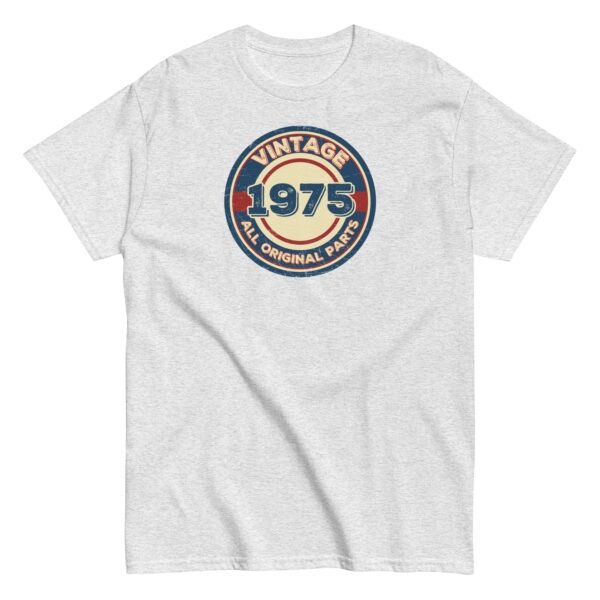 1975 Birthday Gift T-shirt Vintage All Original Parts 50th - Image 16