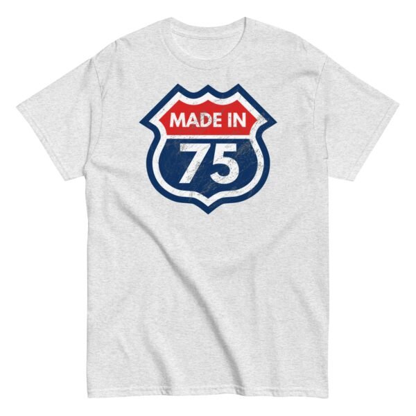 1975 Birthday Year Gift T-Shirt Made in 75 Route Sign - Image 16