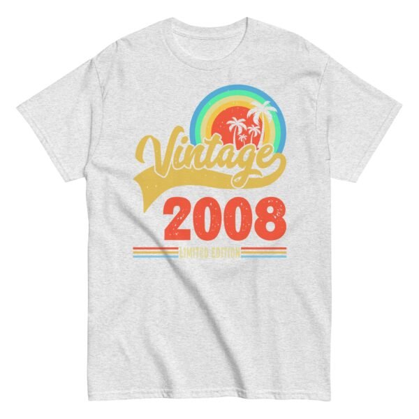 Vintage 2008 T-shirt Limited Edition 2008 Birthday T Shirt - Image 15