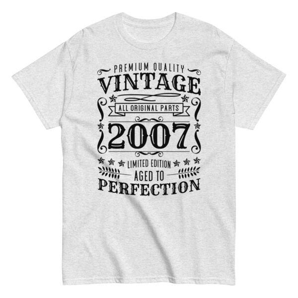 Vintage 2007 All Original Parts Birthday T-shirt - Image 14