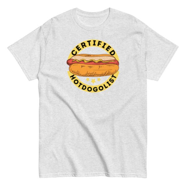 Certified Hotdogologist Funny BBQ Gift Hotdog T-Shirt - Image 14