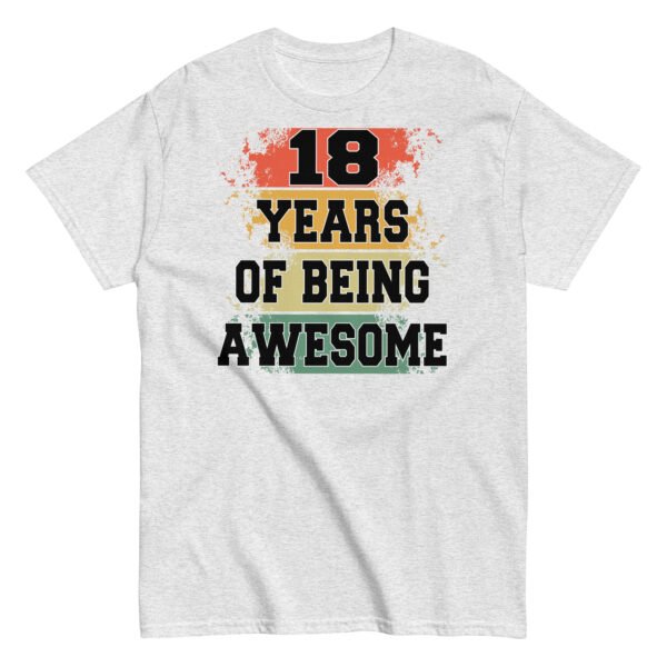 18th Birthday T-shirt – 18 Years Of Being Awesome - Image 14