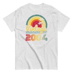 Vintage 2004 Sunset Retro Birthday Gift T-shirt