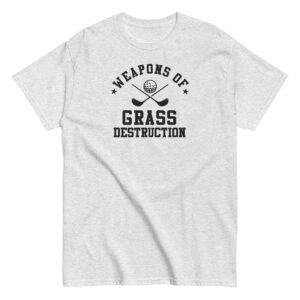 Weapons Of Grass Destruction Golf T-shirt