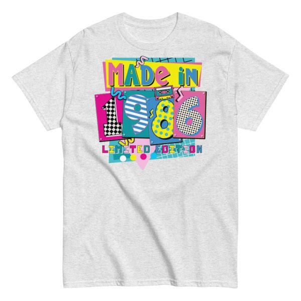 Made in 1986 Retro 80’s T-shirt 1986 Birthday Gift - Image 16