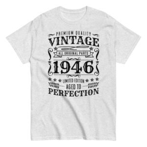 Vintage 1946 T-shirt Limited Edition Birthday Gift