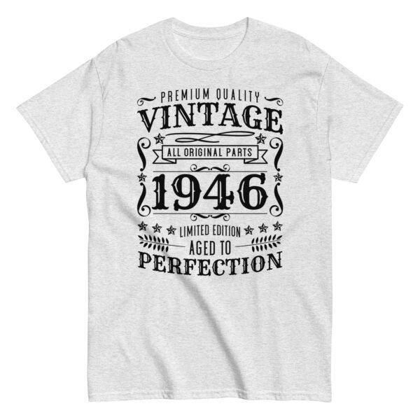 Vintage 1946 T-shirt Limited Edition Birthday Gift