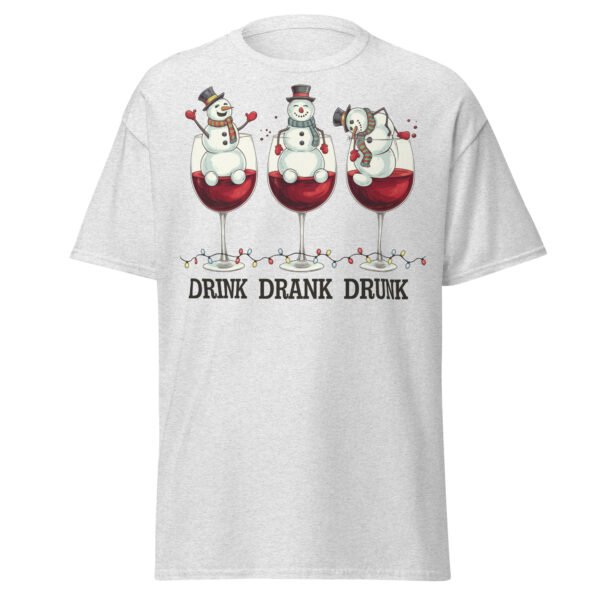 Drink Drank Drunk Funny Drinking Christmas T-shirt - Image 15