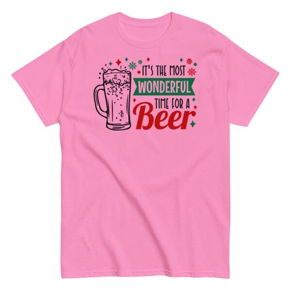 Christmas T-shirt Men’s It’s The Most Wonderful Time For A Beer - Image 7