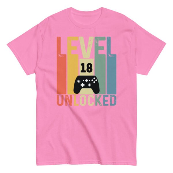Level 18 Unlocked – 18th Birthday T-shirts for Gamers - Image 11
