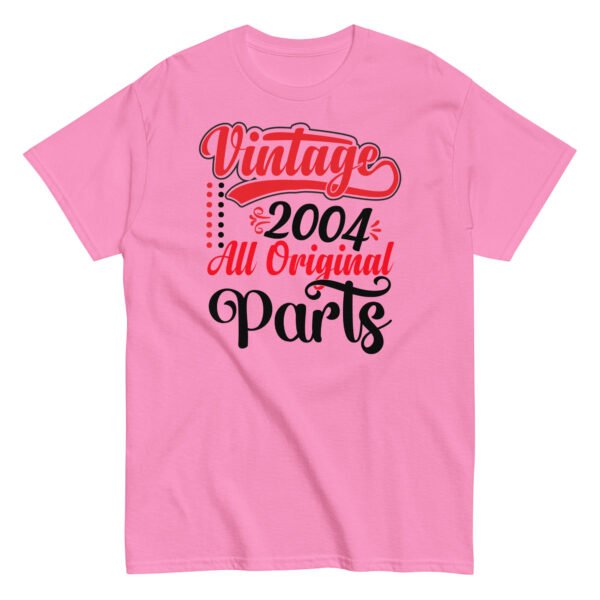 Vintage 2004 All Original Parts T-shirt Birthday Gift T Shirt - Image 7