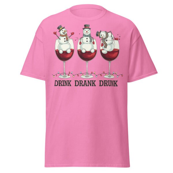 Drink Drank Drunk Funny Drinking Christmas T-shirt - Image 10