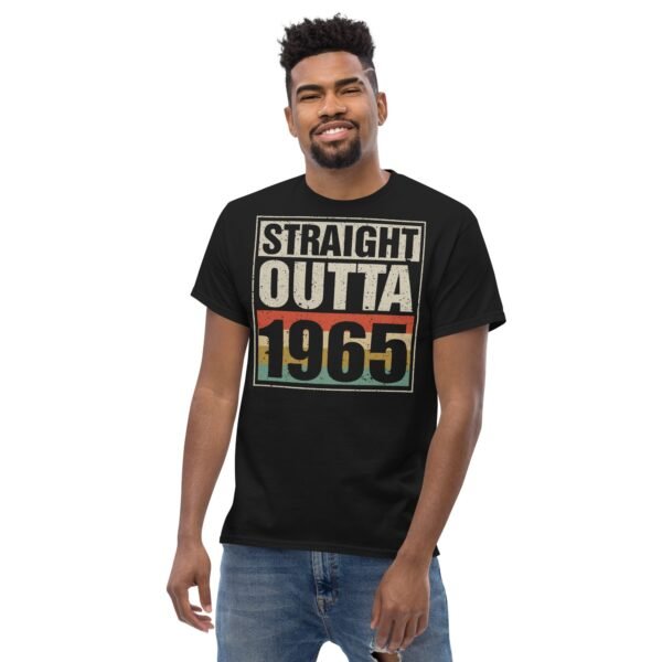 1965 Birthday Year Gift T-shirt Straight Outta 1965 T-shirt - Image 2