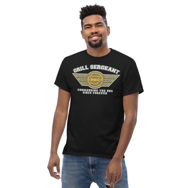 Grill Sergeant BBQ T Shirt Funny BBQ Gift T-shirts - Image 3