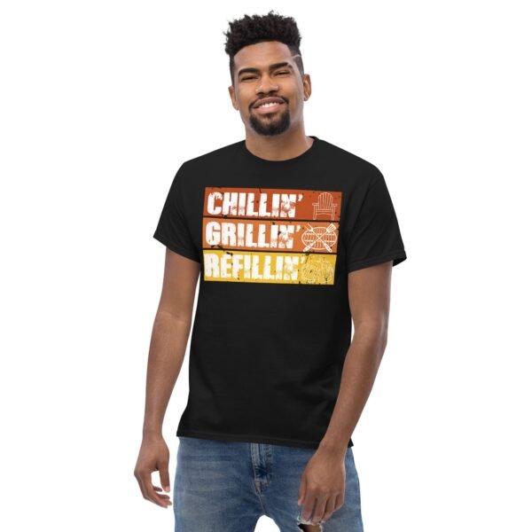 BBQ T-Shirt Chillin’ Grillin’ Refillin’ - Image 2