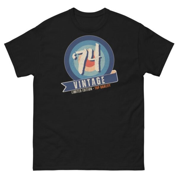 1974 Birthday t-shirt ’74 Vintage 1974 Gift Limited Edition T-shirt - Image 2