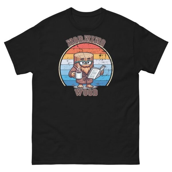 Morning Wood T-shirt Funny Gift for Him Tee - Image 2