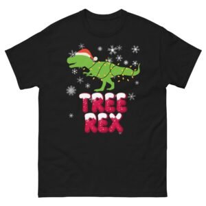 Tree Rex Christmas T-shirt For Men