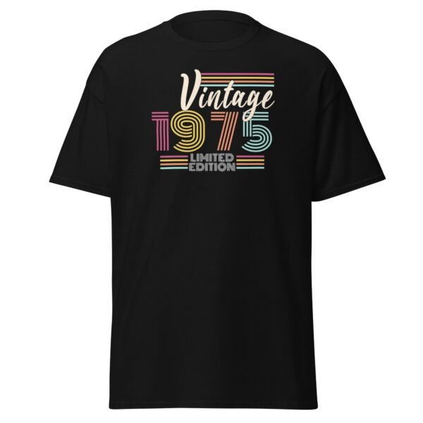 Vintage 1975 T-shirt Limited Edition 50th Birthday T-shirt - Image 2