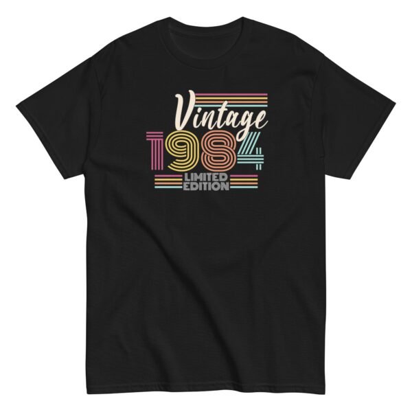 Vintage 1984 T-shirt Limited Edition 40th Birthday T-shirt - Image 2