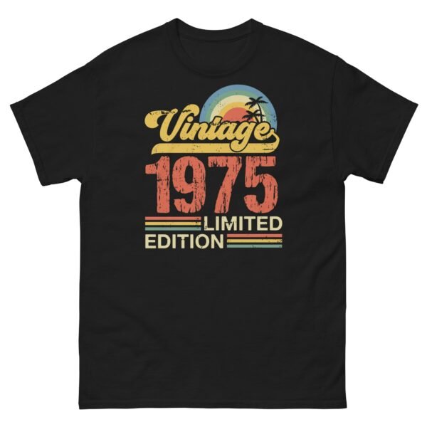 Vintage 1975 T-shirt Limited Edition 50th Birthday T shirt - Image 3