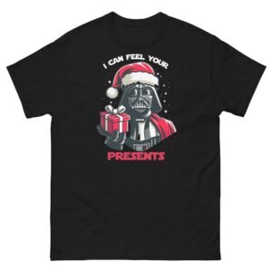 Star Wars Christmas T-shirt Darth Vader I Can Feel Your Presents