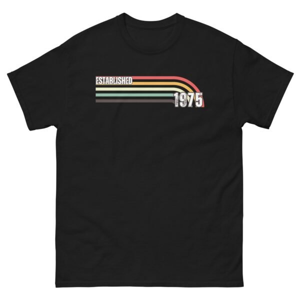Established 1975 50th Birthday Gift T-shirt - Image 4