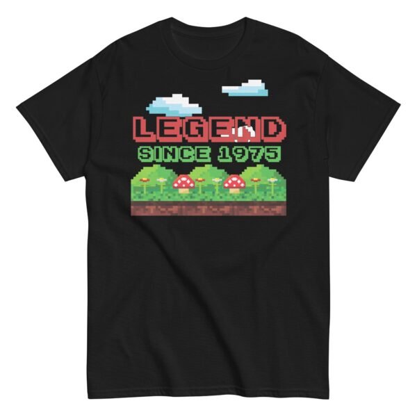Legend Since 1975 Retro Gaming T-shirt 50th Birthday Tshirt - Image 4