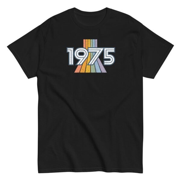 1975 Birth Year Gift T-shirt 50th Birthday T-shirt Retro 1975 - Image 4
