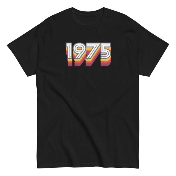 1975 Birth Year Gift T-shirt 50th Birthday Tshirt 1975 Retro - Image 4