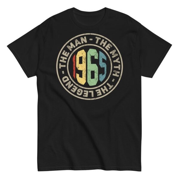 1965 Birthday Year Gift T-shirt The Man The Myth The Legend - Image 3