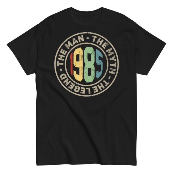 1985 Birthday Year Gift T-shirt The Man The Myth The Legend - Image 3